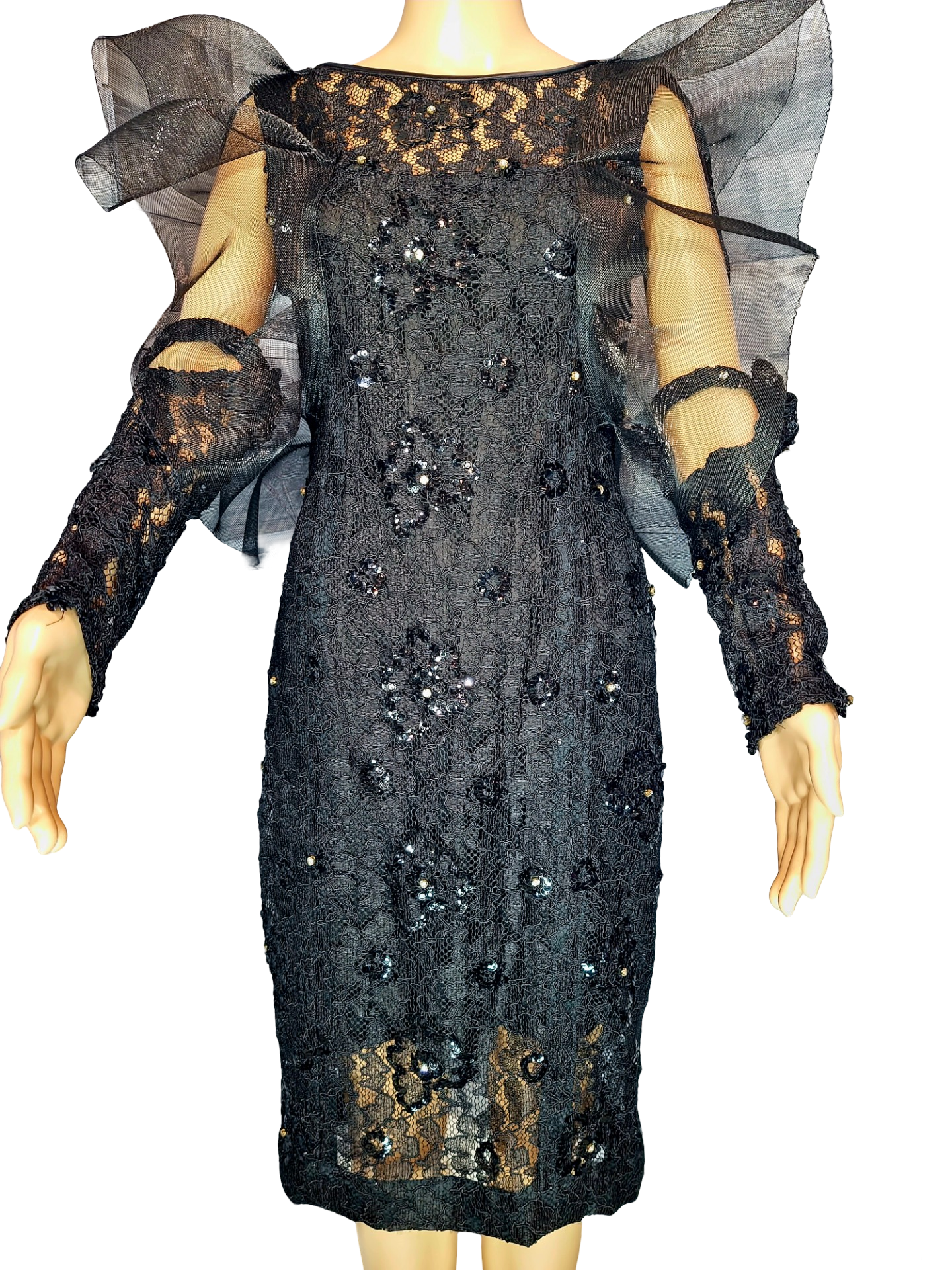 Midnight Sparkle Dress. For the thousands of you who have been looking for environmentally friendly sexy clothes. Thank you! We've heard wonderful things about us. This is stunning and most beautiful dress with unique details and midnight sparks...