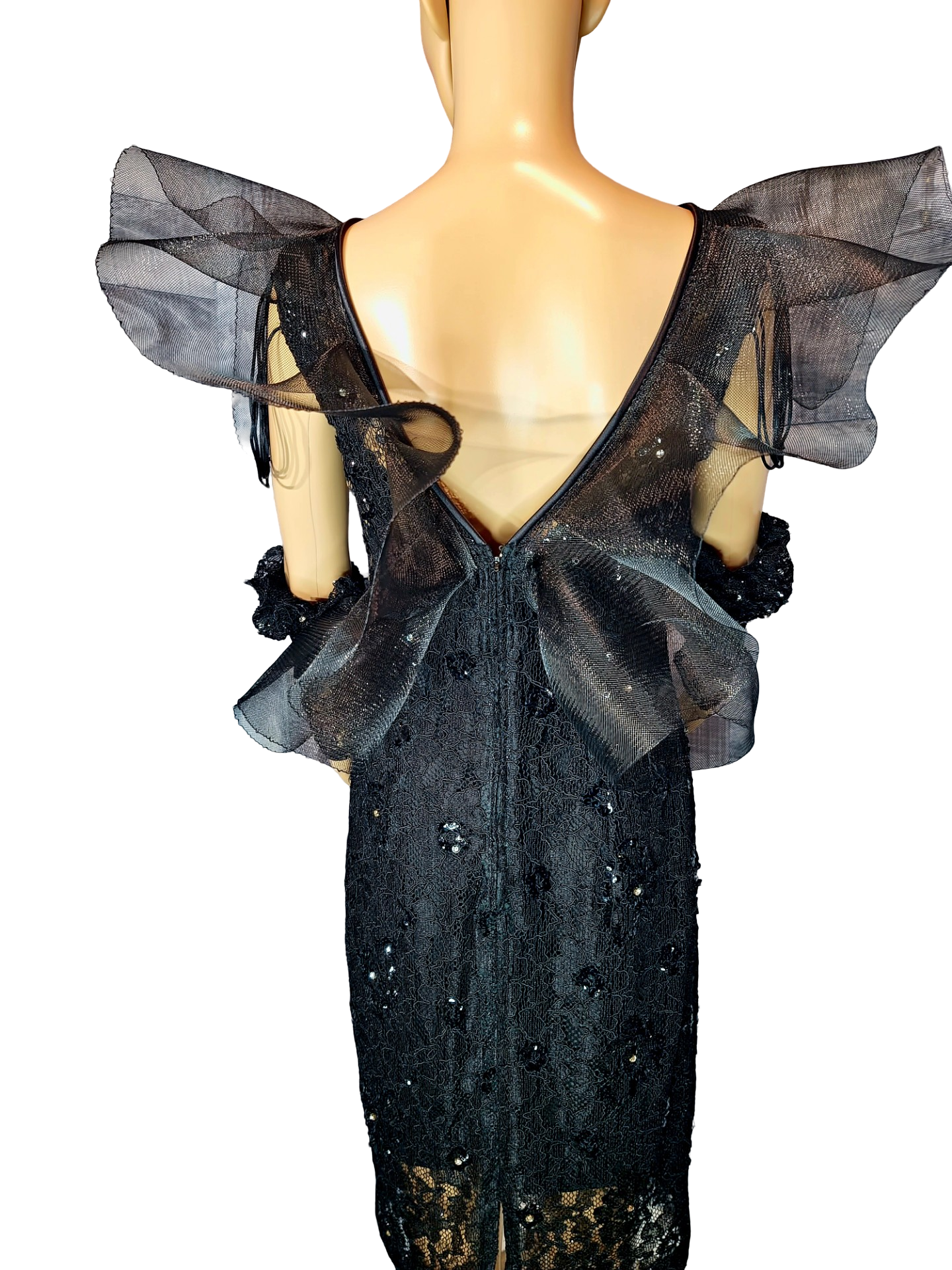Midnight Sparkle Dress. For the thousands of you who have been looking for environmentally friendly sexy clothes. Thank you! We've heard wonderful things about us. This is stunning and most beautiful dress with unique details and midnight sparks...