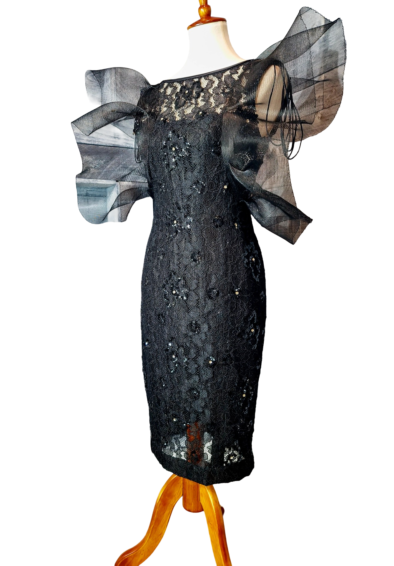 Midnight Sparkle Dress. For the thousands of you who have been looking for environmentally friendly sexy clothes. Thank you! We've heard wonderful things about us. This is stunning and most beautiful dress with unique details and midnight sparks...