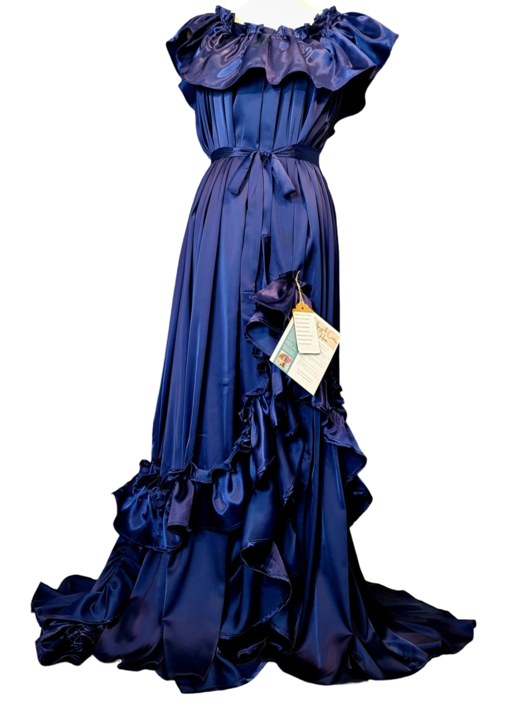 Blue Sky Dress has lots of uniqueness and creativity. Feel free and fly. Touch the sky!!! There is something magical about this dress that will have you smiling until you take it off. Ruffles in all the right places, our favorite...