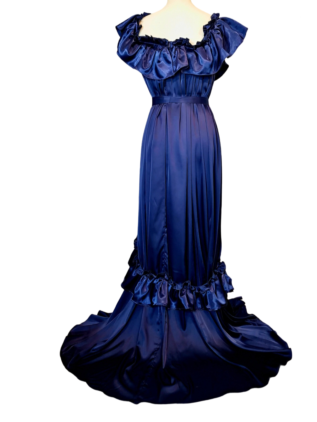 Blue Sky Dress has lots of uniqueness and creativity. Feel free and fly. Touch the sky!!! There is something magical about this dress that will have you smiling until you take it off. Ruffles in all the right places, our favorite...
