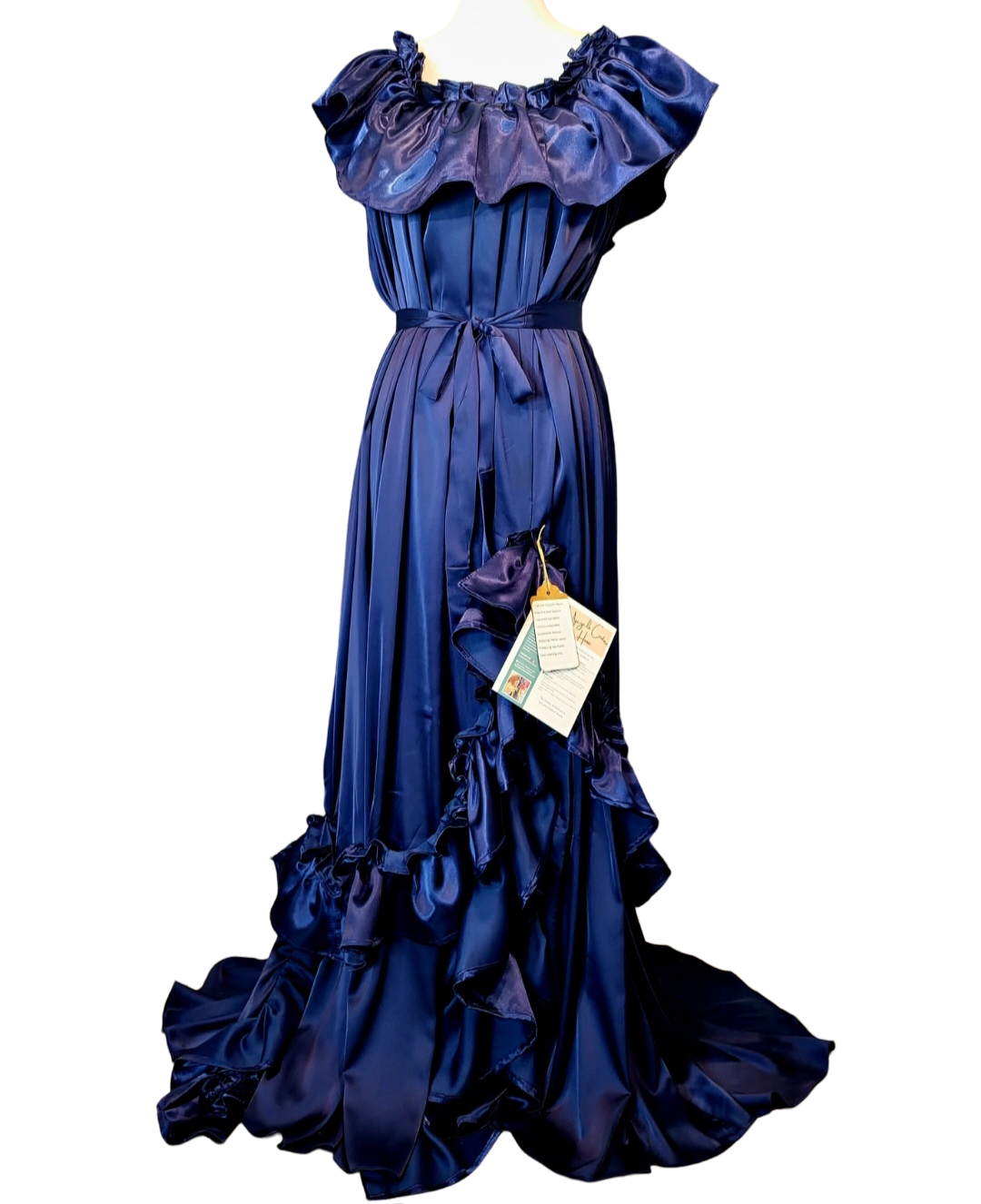 Blue Sky Dress has lots of uniqueness and creativity. Feel free and fly. Touch the sky!!! There is something magical about this dress that will have you smiling until you take it off. Ruffles in all the right places, our favorite...