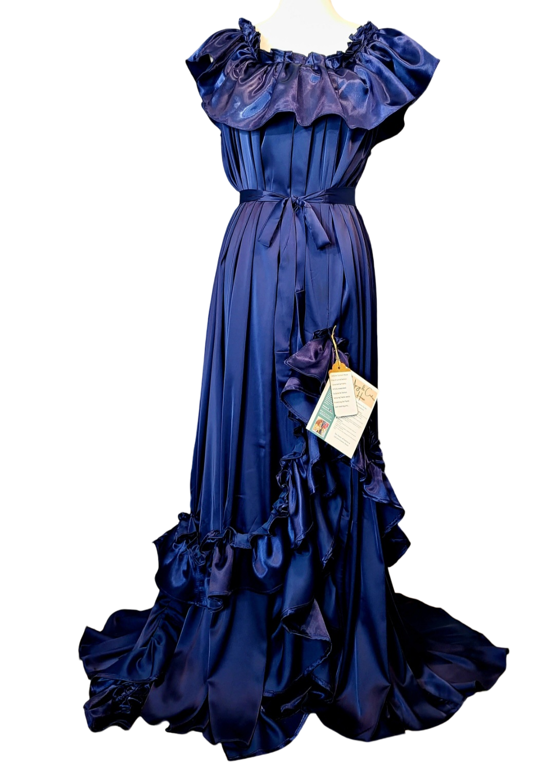 Blue Sky Dress has lots of uniqueness and creativity. Feel free and fly. Touch the sky!!! There is something magical about this dress that will have you smiling until you take it off. Ruffles in all the right places, our favorite...