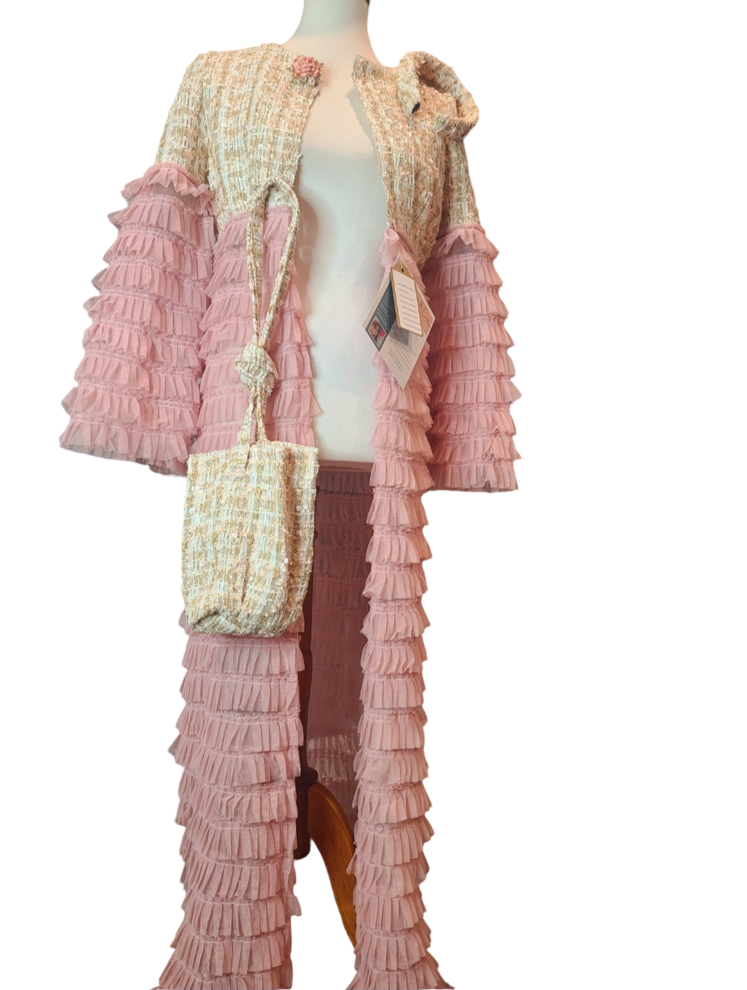 Luxury Cover Up Dress. Every summer needs new growth of flowers, fresh air, clean ocean and environmentally fashion. So, show up like chic ladies. This dress cover up is fantastic. Its the most feminine and eye catching ever. Ruffles and soft pink...