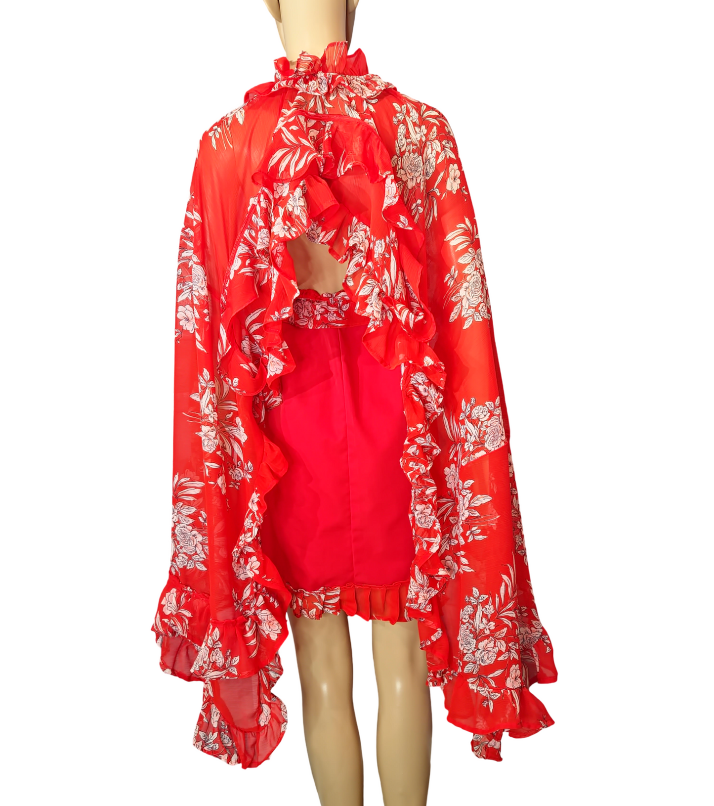 Florida Butterfly Top. Introducing our Butterfly Top-a unique and playful addition to your wardrobe. This stunning red top features elegant ruffles that will make you stand out from the crowd. With this one-of-a-kind design, this top is perfect...