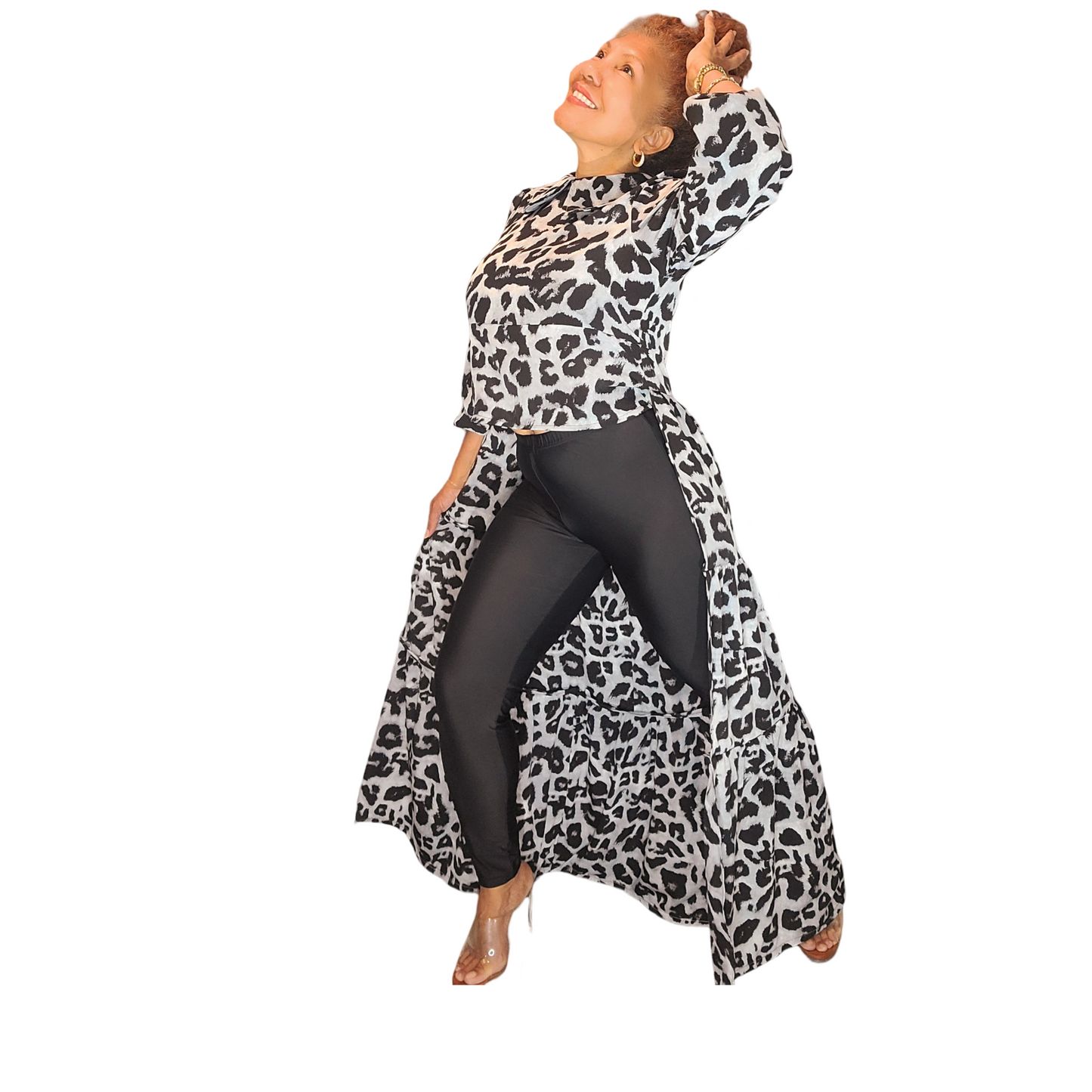 Meteor Dress...Explore the universe with this unique dress. Did we forget to tell you it's upcycled. We took this dress to a new level. Fun, elegant, and unforgettable. Simple solution to reduce pollution is to wear upcycled and look chic this season...