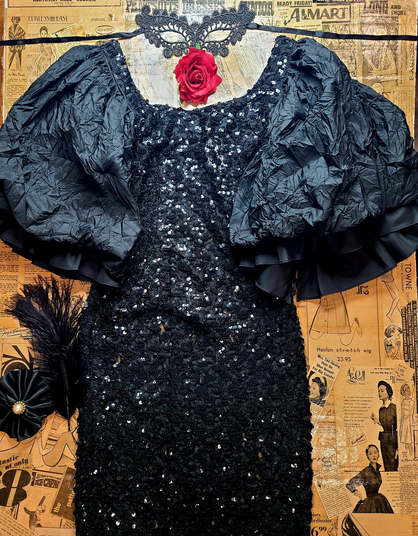 1Campana Dress couture sophisticated. Red carpet look