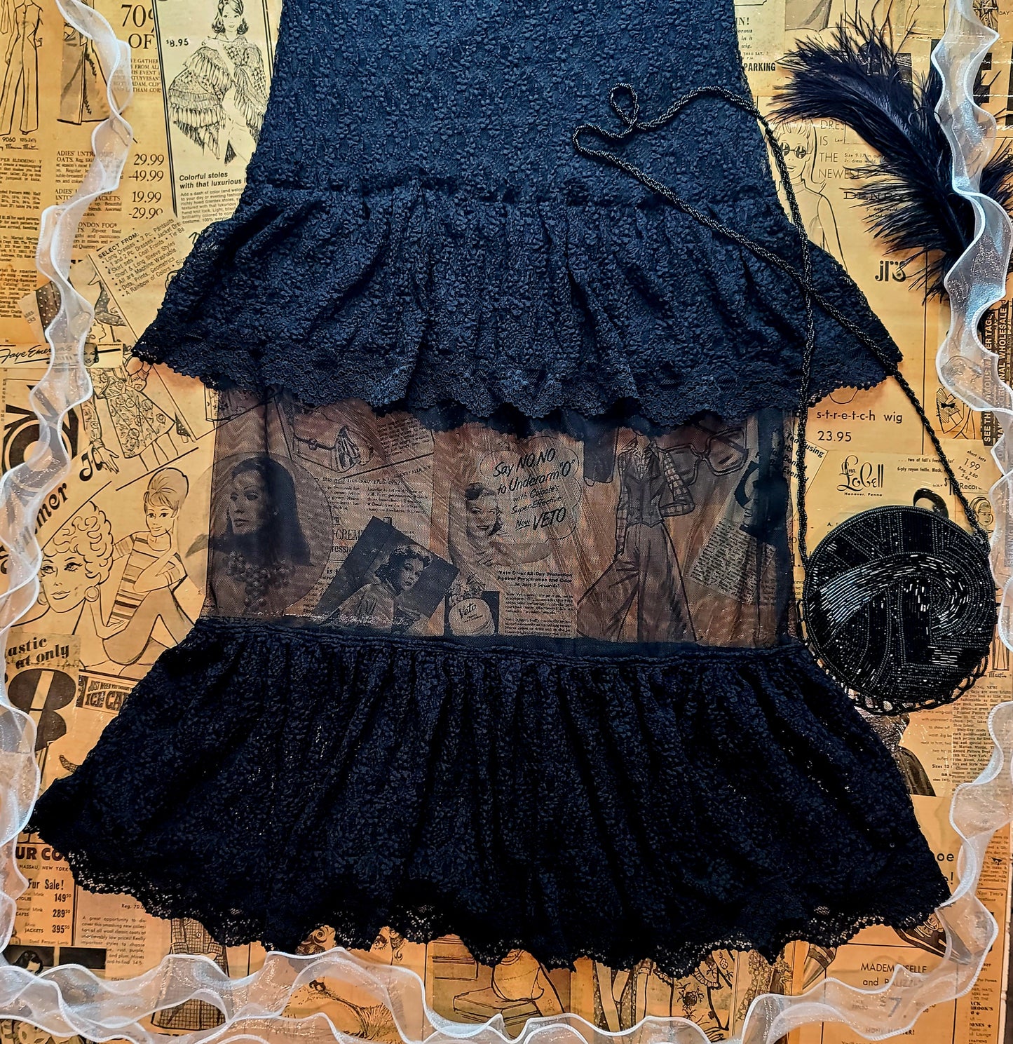 Hot Long Skirt. Raise the temperature of emotions and desires, not the temperature of Mother Earth. Prevent climate change. This skirt is flattering with cascading ruffle design on hem. Sexy sheer makes a statement. Eye catching. It's all in the...