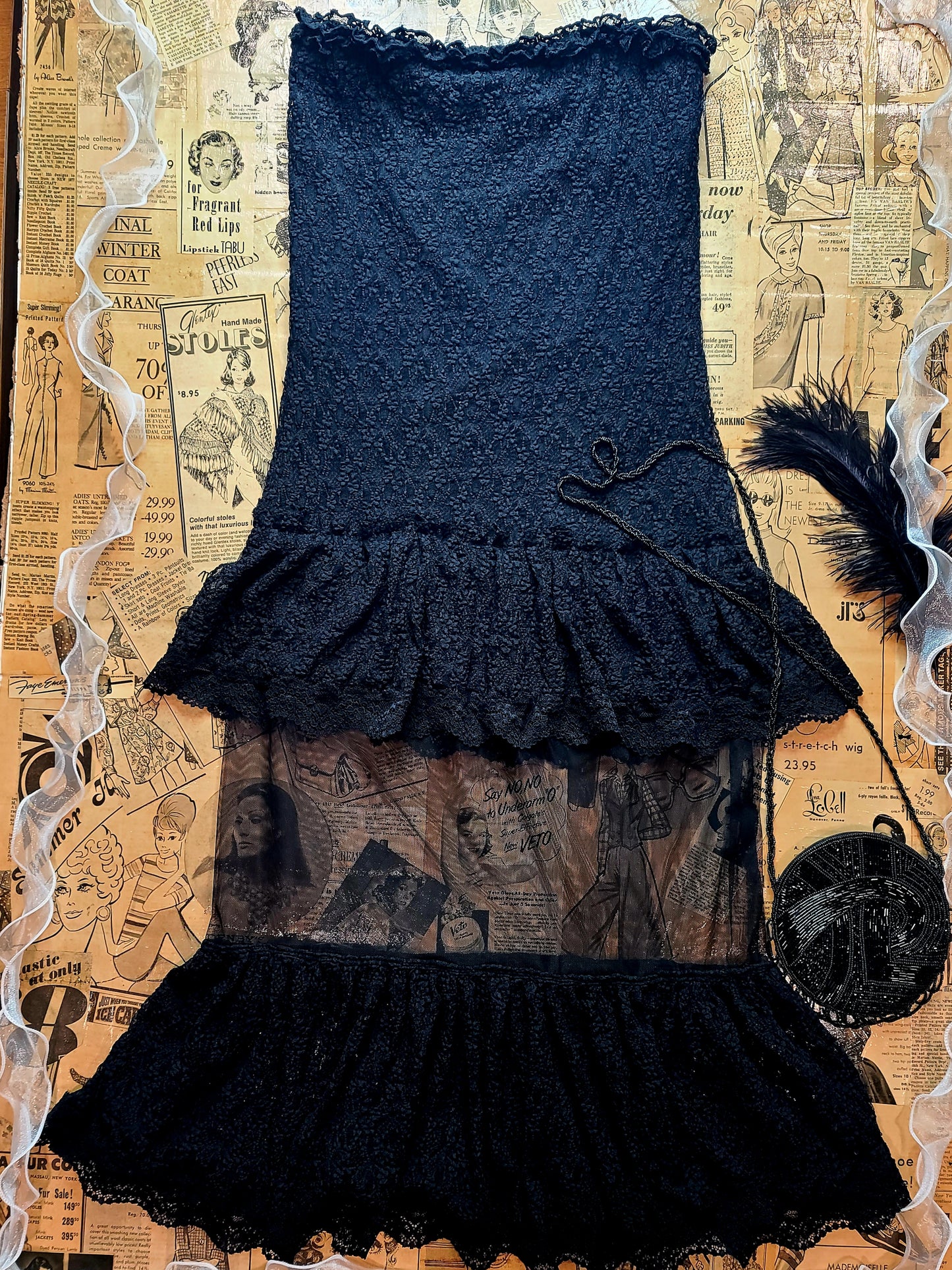 Hot Long Skirt. Raise the temperature of emotions and desires, not the temperature of Mother Earth. Prevent climate change. This skirt is flattering with cascading ruffle design on hem. Sexy sheer makes a statement. Eye catching. It's all in the...