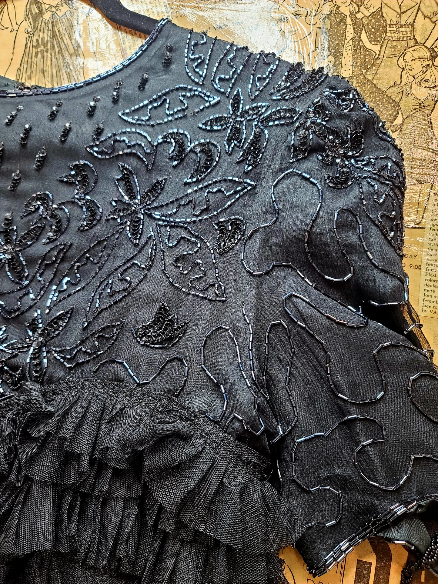 Unforgatable dresses are earth friendly. So shop with longetivity in mind and at the same time dress to achieve your goals. This sexy sheer dress is unforgettable. Floor length. Top has beautiful beads details with round neck. This dress is...