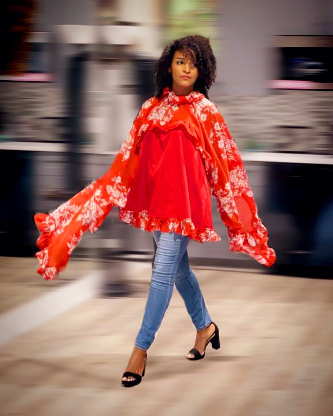 Florida Butterfly Top. Introducing our Butterfly Top-a unique and playful addition to your wardrobe. This stunning red top features elegant ruffles that will make you stand out from the crowd. With this one-of-a-kind design, this top is perfect...