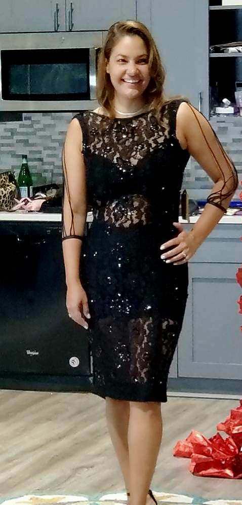 7Sparkly Midnight Dress