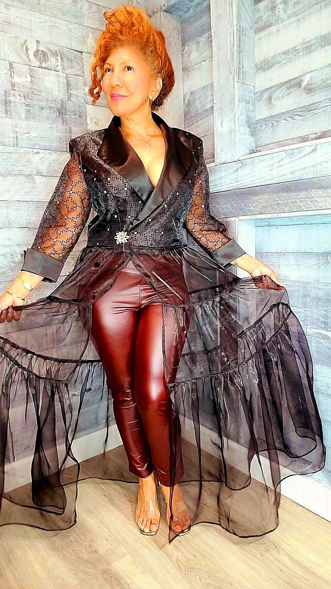 Infinite Woman Tuxmesh- the ultimate statement piece for the modern woman. This floor-length dress is not only ultra luxurious and elegant for any occasion, but it is also ethically made, allowing you to be...