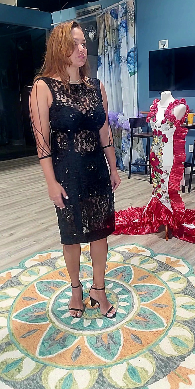 7Sparkly Midnight Dress