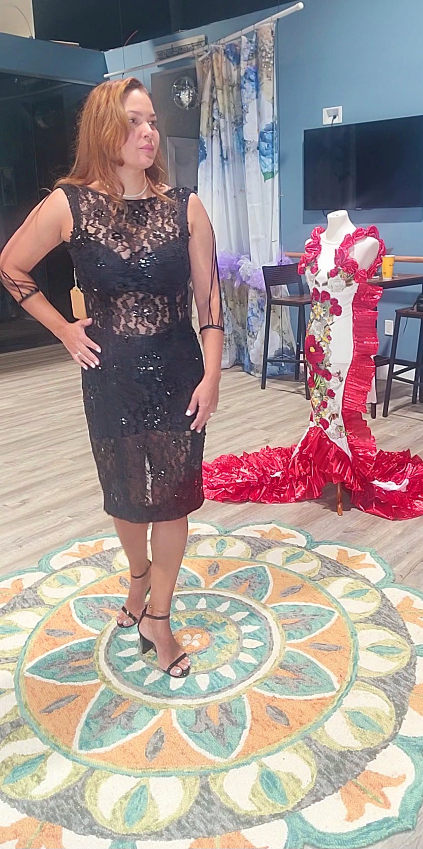 7Sparkly Midnight Dress