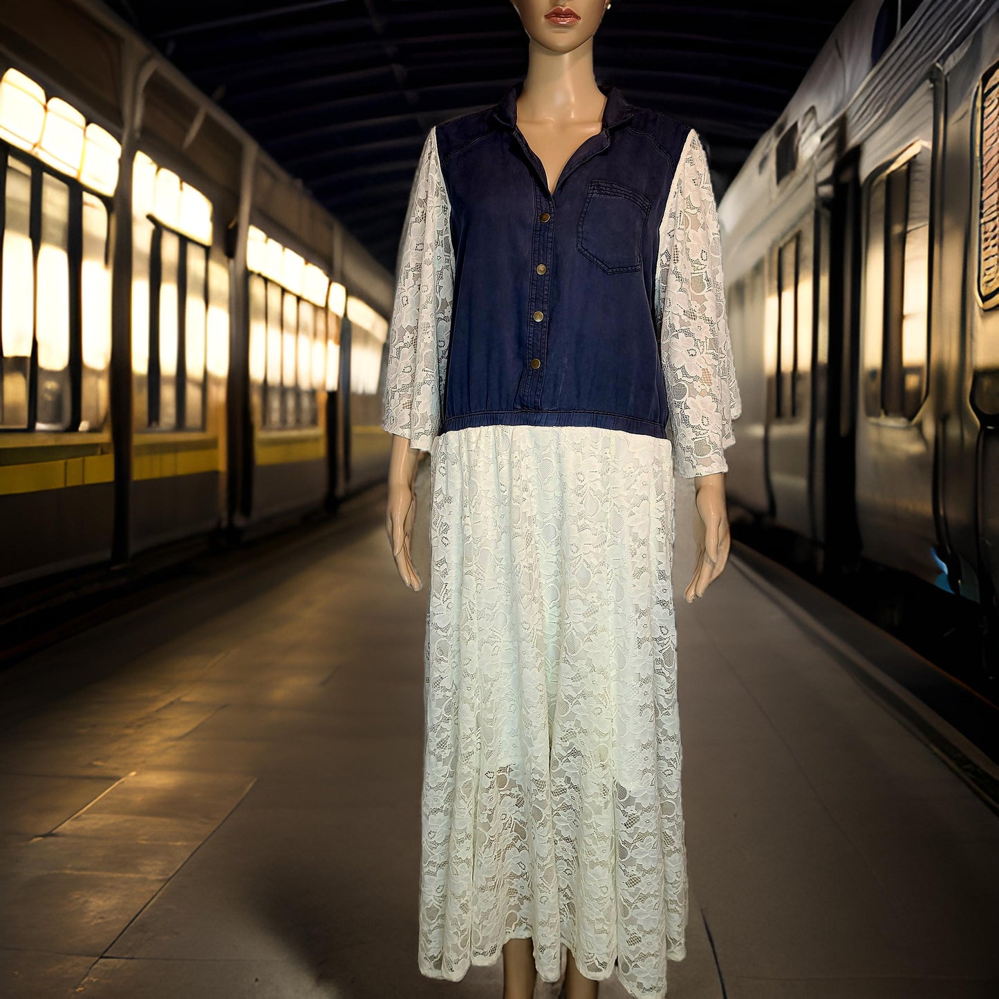 Fashion is circular. We offer ethical fashion. New and better products. This beautiful dress is just what you need to face your day. Comfort and style all while protecting the planet