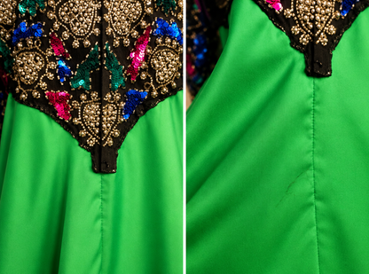 One-of-a-Kind Upcycled Sequin Evening Dress
