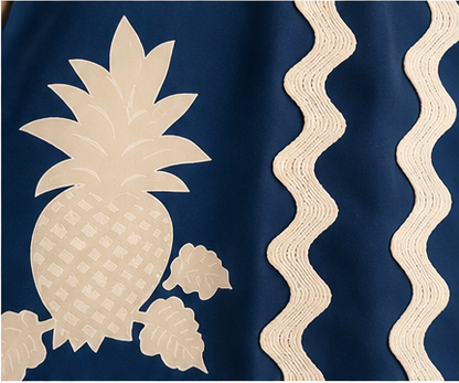 Coastal Blue – One-of-a-Kind Upcycled Halter Dress